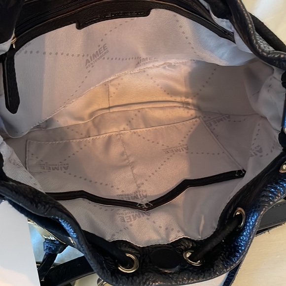 Brand new Aimee Kestenberg Mini Pebble Leather Drawstring Purse (Sasha) - Picture 12 of 16